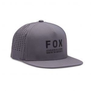 Fox męska czapka z daszkiem Non Stop Tech Snapback Steel Grey