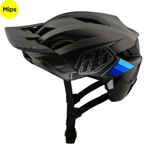 Troy Lee Designs Flowline SE MIPS Helmet, Badge, Charcoal/Gray